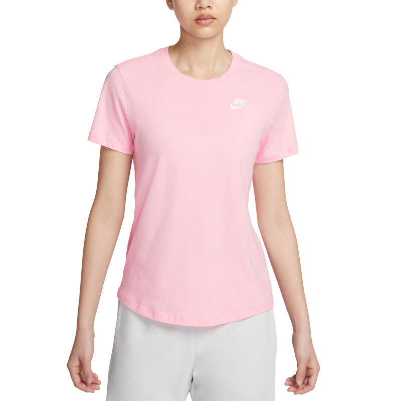 WMNS Nike Tee Medium - 'Soft Pink/White