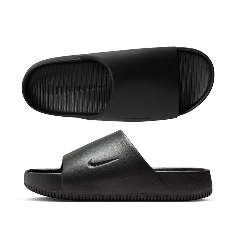 All black hotsell nike slides men's