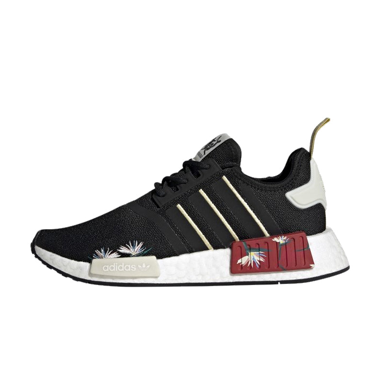 New In Box {adidas} Originals Women's NMD R1 TM Sneaker - Black/Red Size 8.5