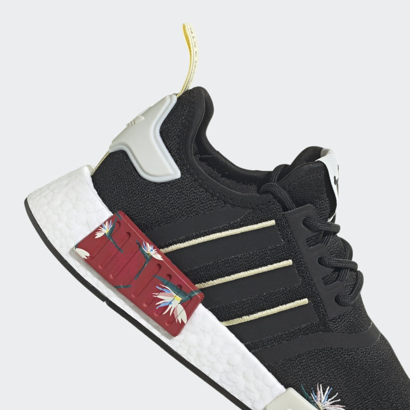 New In Box {adidas} Originals Women's NMD R1 TM Sneaker - Black/Red Size 8.5